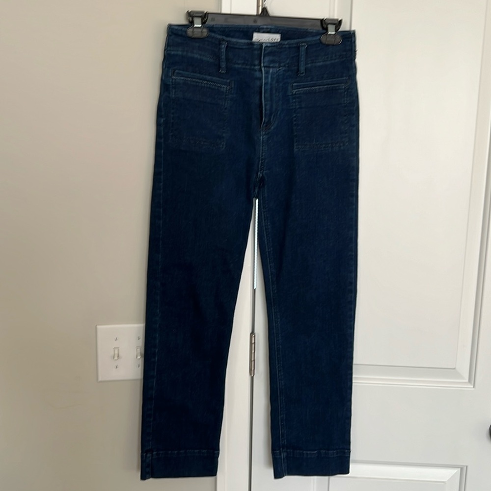 Loft high waist, straight jeans